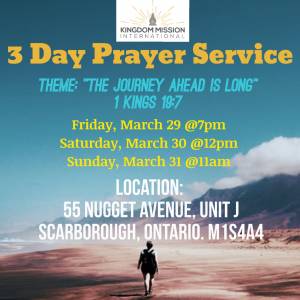 3 Day Prayer Service